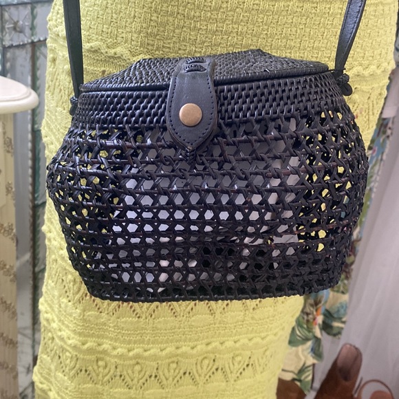 New Faithfull The Brand Paloma Black Crossbody Bag - Picture 4 of 8